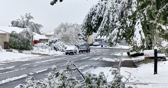 Heavy, Wet Snow Blamed For Power Outage Impacting Nearly 11,000 CBS