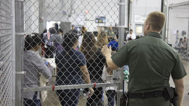 Central Processing at McAllen Border Patrol Facility 