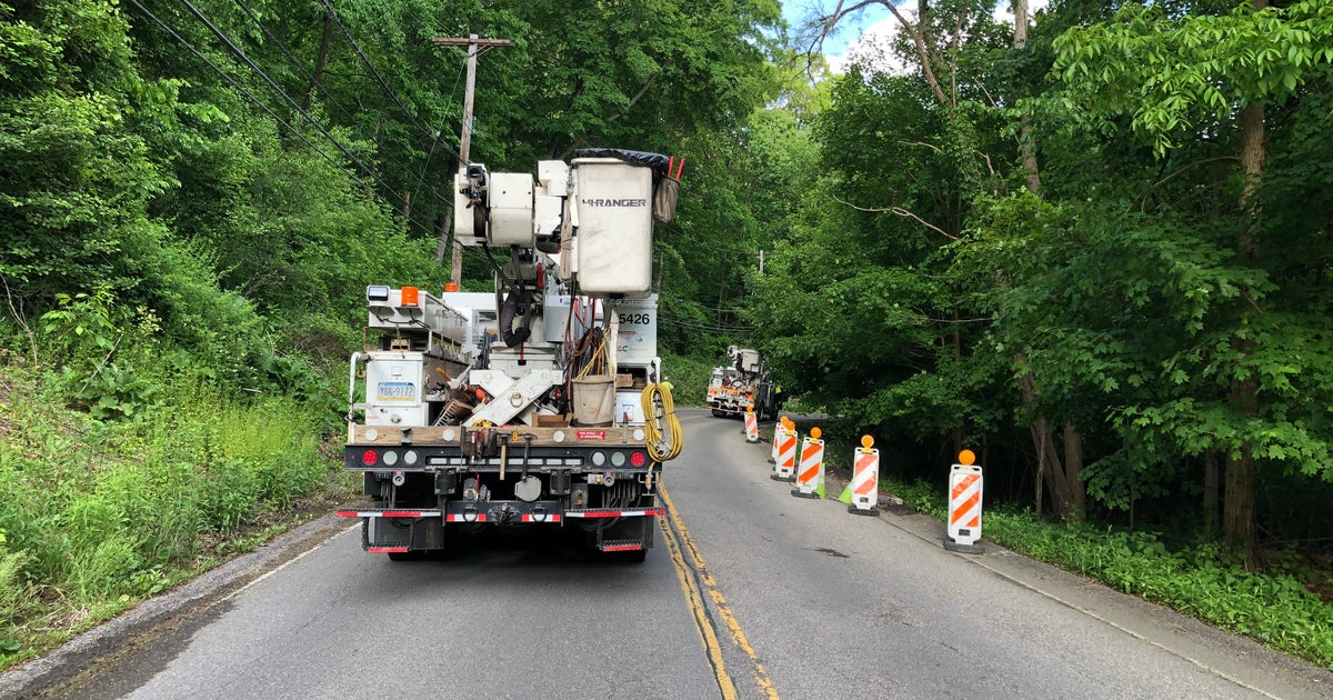 Downed Trees And Power Lines Closed Portion Of Spring Run Road In ...