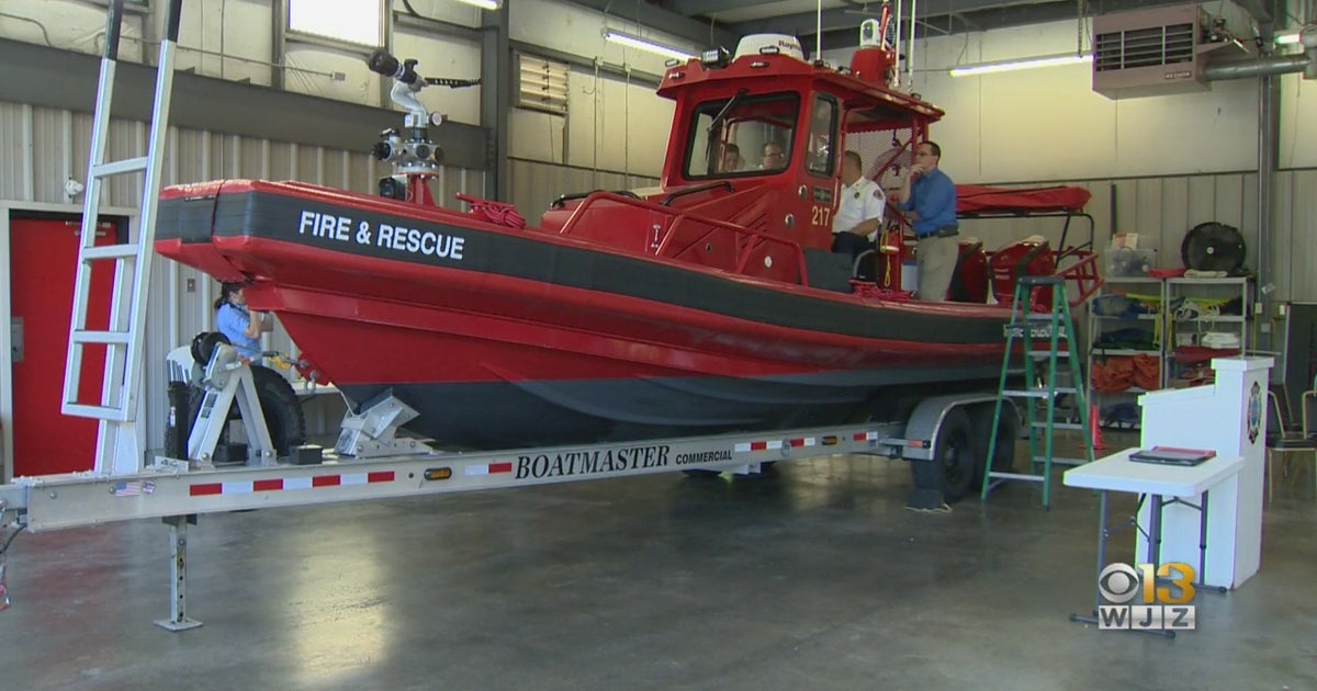 Bowleys Quarters Volunteer Fire Debuts New Fire Rescue Boat 'Miss Linda