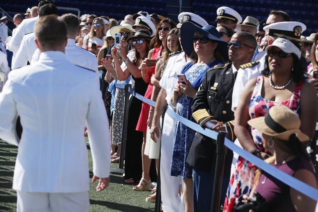 Naval Academy Cadets Attend Graduation In Annapolis, Maryland 