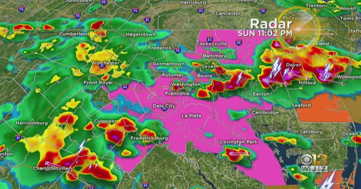 Maryland Weather: Severe Thunderstorms Roll Through State - CBS Baltimore