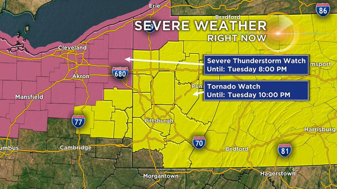 Stories About Tornado Warning - CBS Pittsburgh