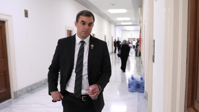 U.S. Representative Amash arrives for a House Oversight Committee Hearing on Capitol Hill in Washington 