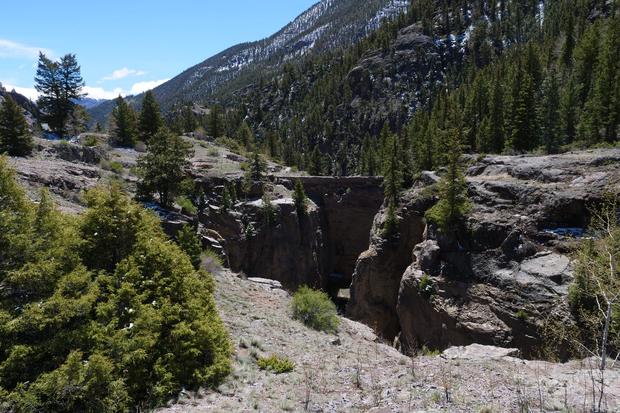 hidden treasure dam from Hinsdale Co Colorado 