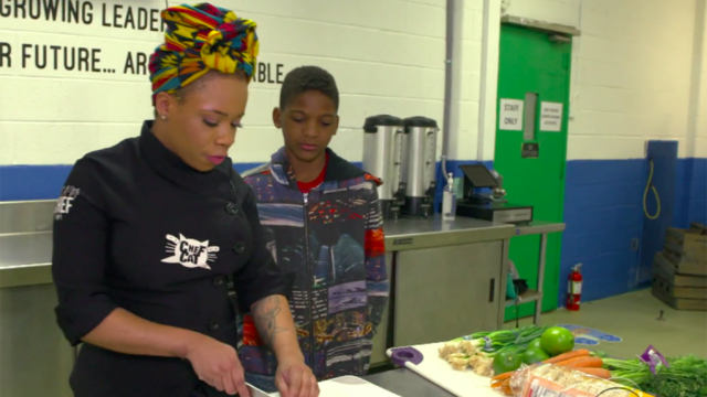 Chef Cat Smith "Just Call Me Chef" Baltimore cooking class black female foodies 