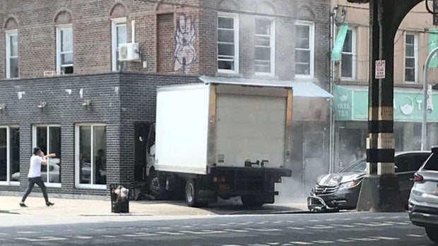 Truck, SUV Crash In Brooklyn 