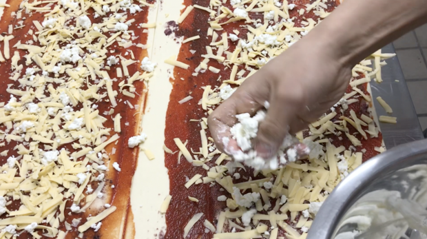 Adir Michaeli Makes Pizza Burekas at Michaeli Bakery 