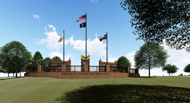 Mesquite Veterans Memorial - Lake Site Elevation 