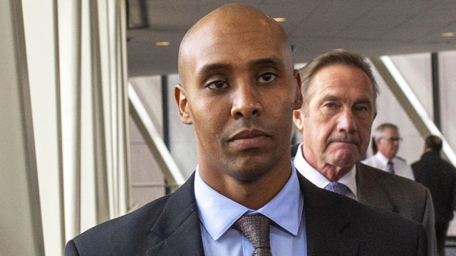 Former Minneapolis police officer Mohamed Noor leaves the Hennepin County Government Center in Minneapolis, Minnesota, on April 2, 2019. 
