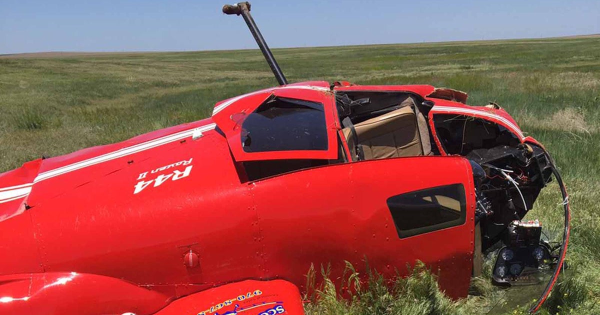 Helicopter Crash Sends Pilot To The Hospital CBS Colorado