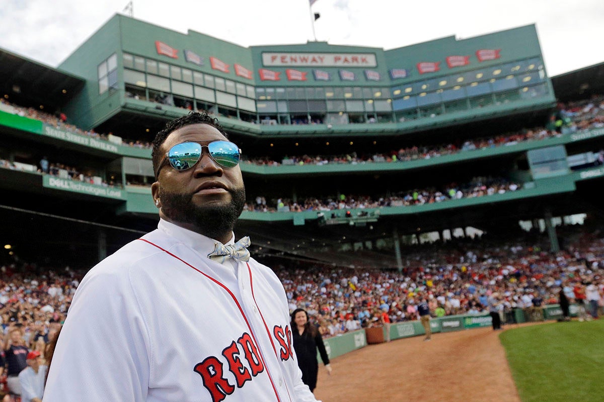Red Sox Ortiz Ceremony Baseball 