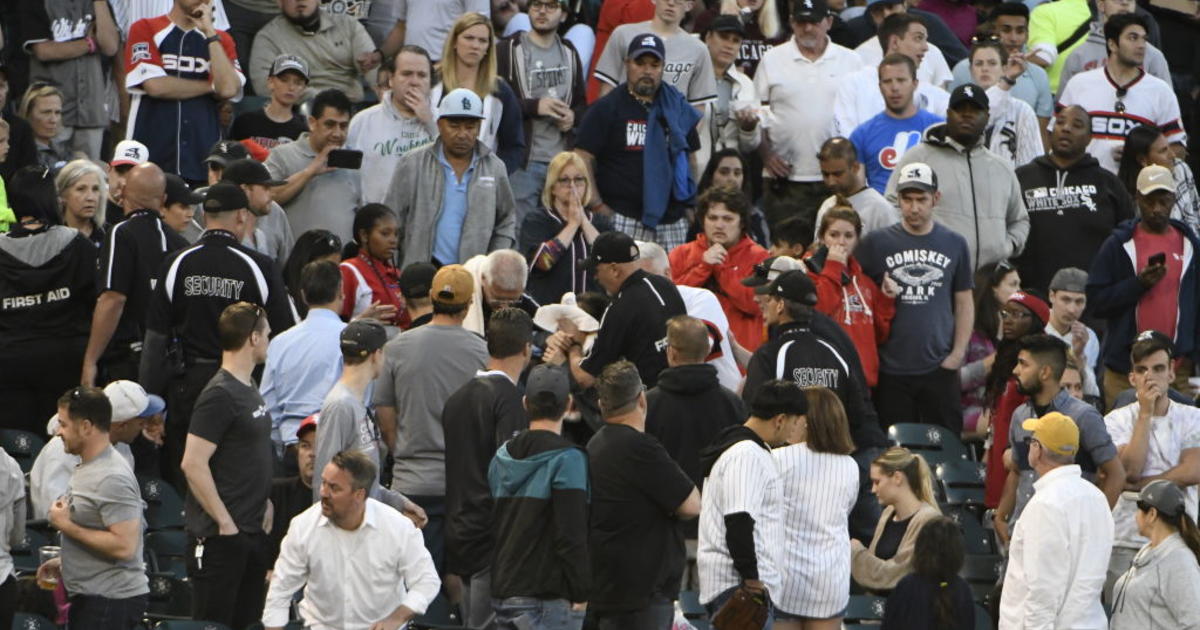 Chicago White Sox Fan Hit By Foul Ball During Monday's Game; Second  Incident In Past Two Weeks - CBS Chicago