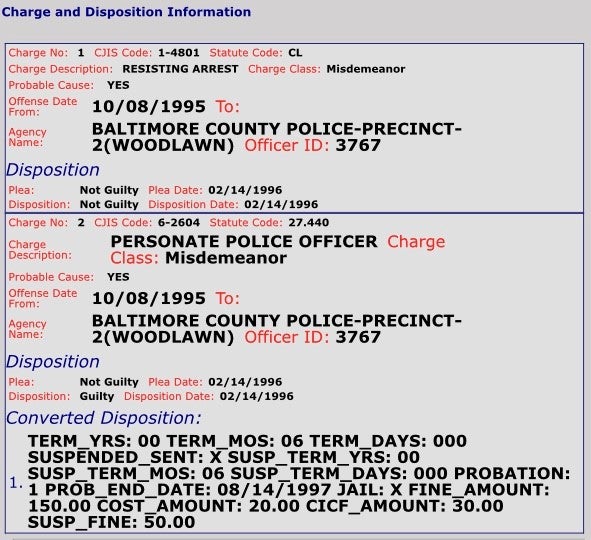 Barnes Previous Court Records 