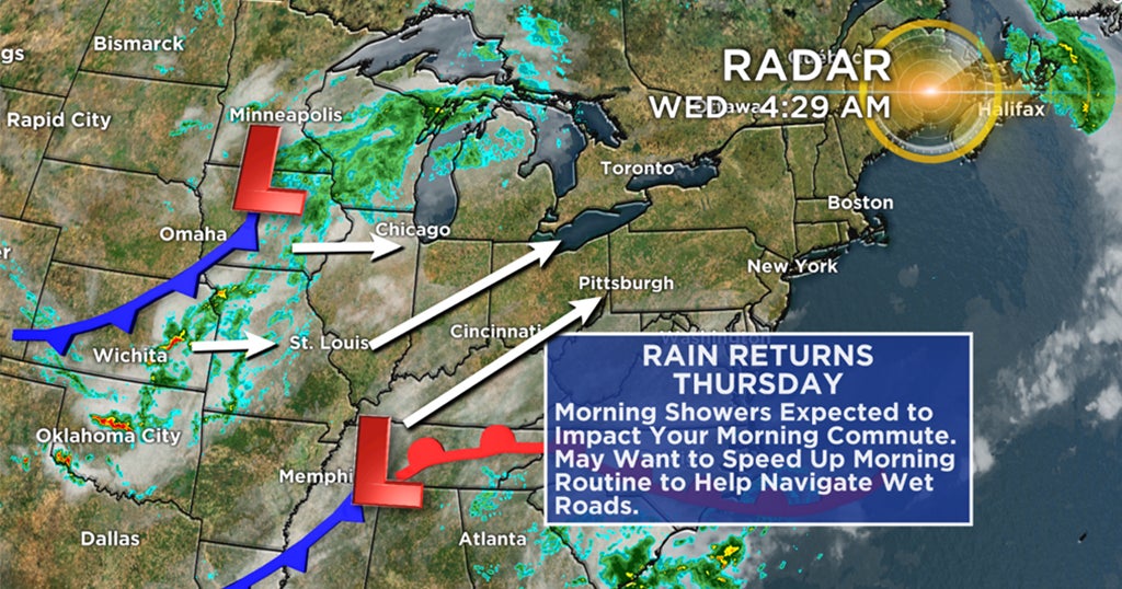 Pittsburgh Weather: Another Dry Day, But Rain Returning Soon - CBS ...