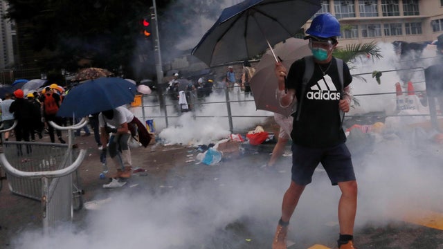 Protest to demand authorities scrap a proposed extradition bill with China, in Hong Kong 