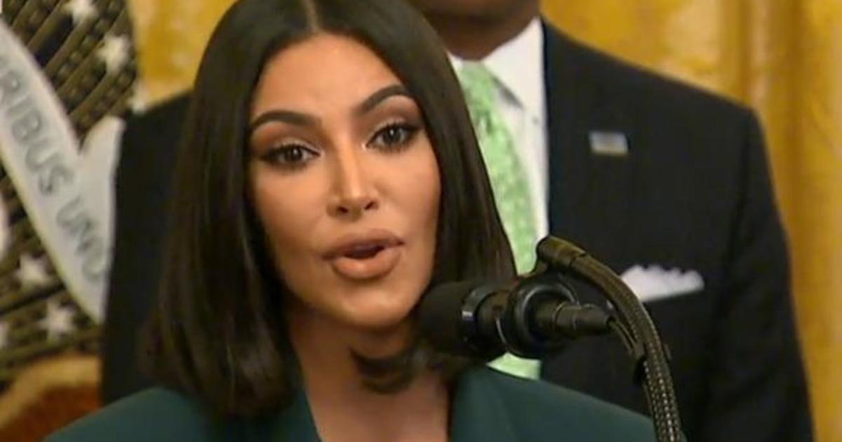 Kim Kardashian West touts criminal justice reform at White House - CBS News
