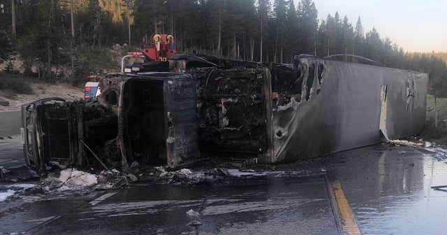 Eastbound Interstate 80 Lanes At Soda Springs Back Open After Crash ...