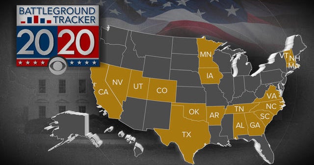 CBS News Battleground Tracker: Biden leading in early primary states