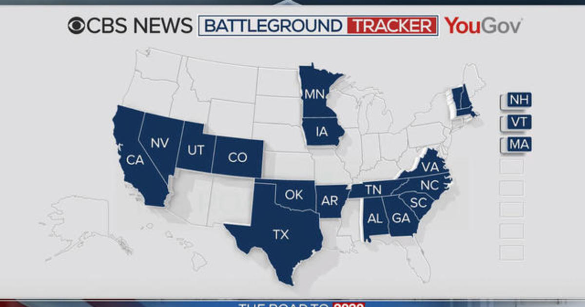 Cbs News Battleground Poll Shows Biden Leading Democrats Cbs News