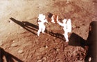 US-MOON-APOLLO XI-FLAG 