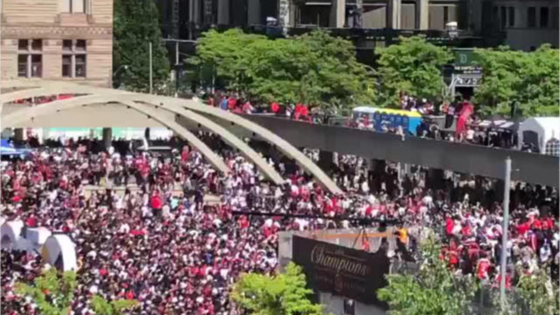 Raptors on sale parade stream