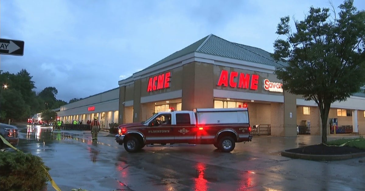 'We're Back' Flourtown Acme Reopens After Severe Weather Causes