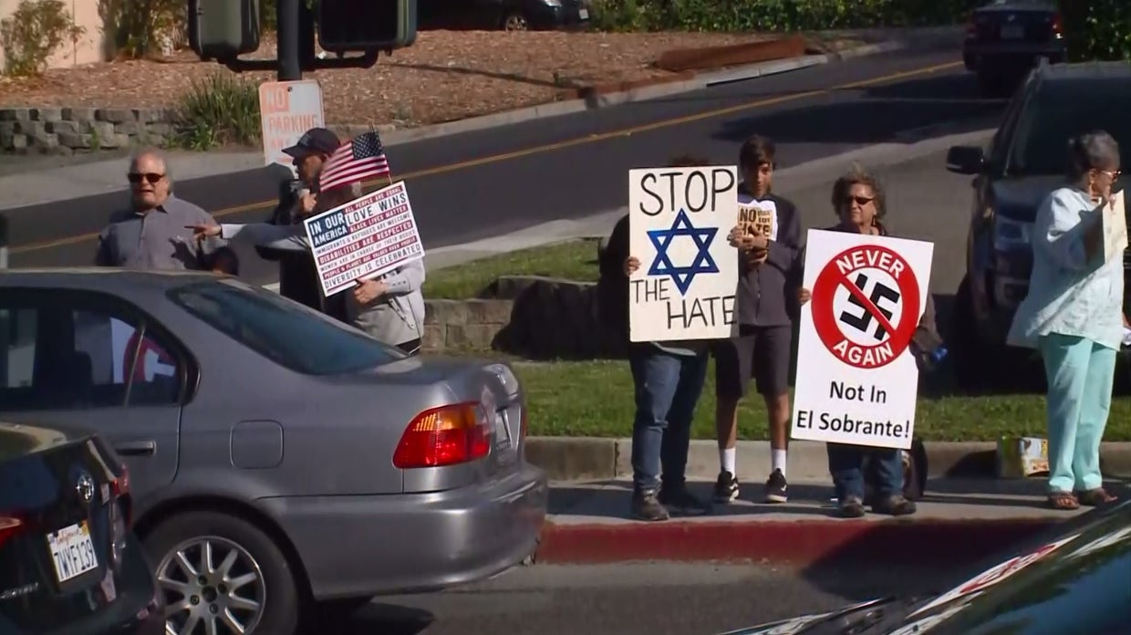 Swastika Yard Display Spurs New Protest In El Sobrante CBS San Francisco