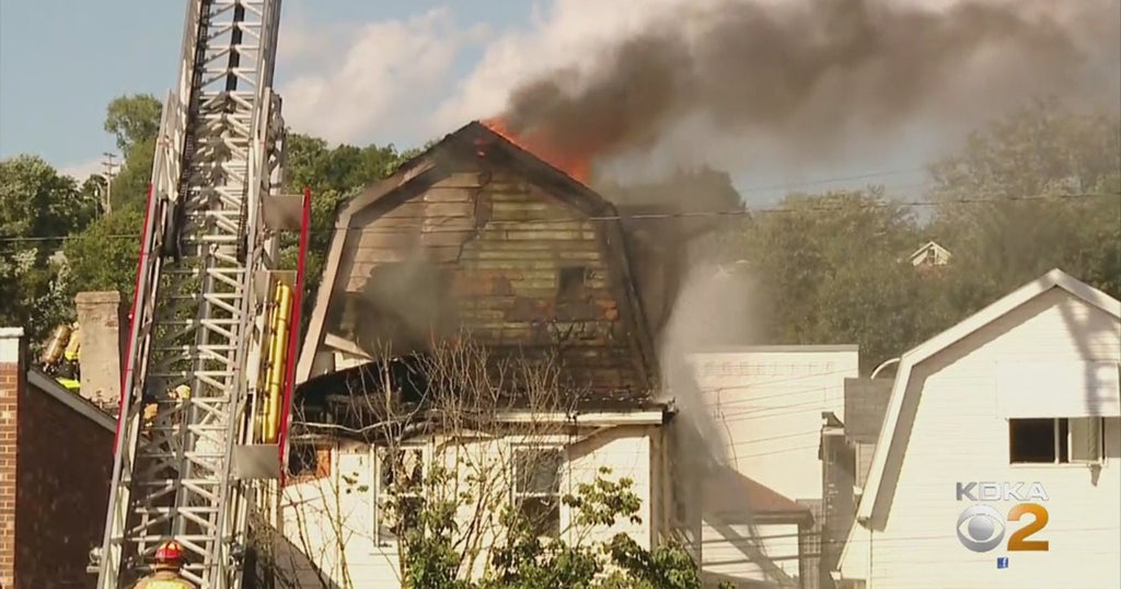 Ambridge Firefighters Battle Two Alarm Fire CBS Pittsburgh