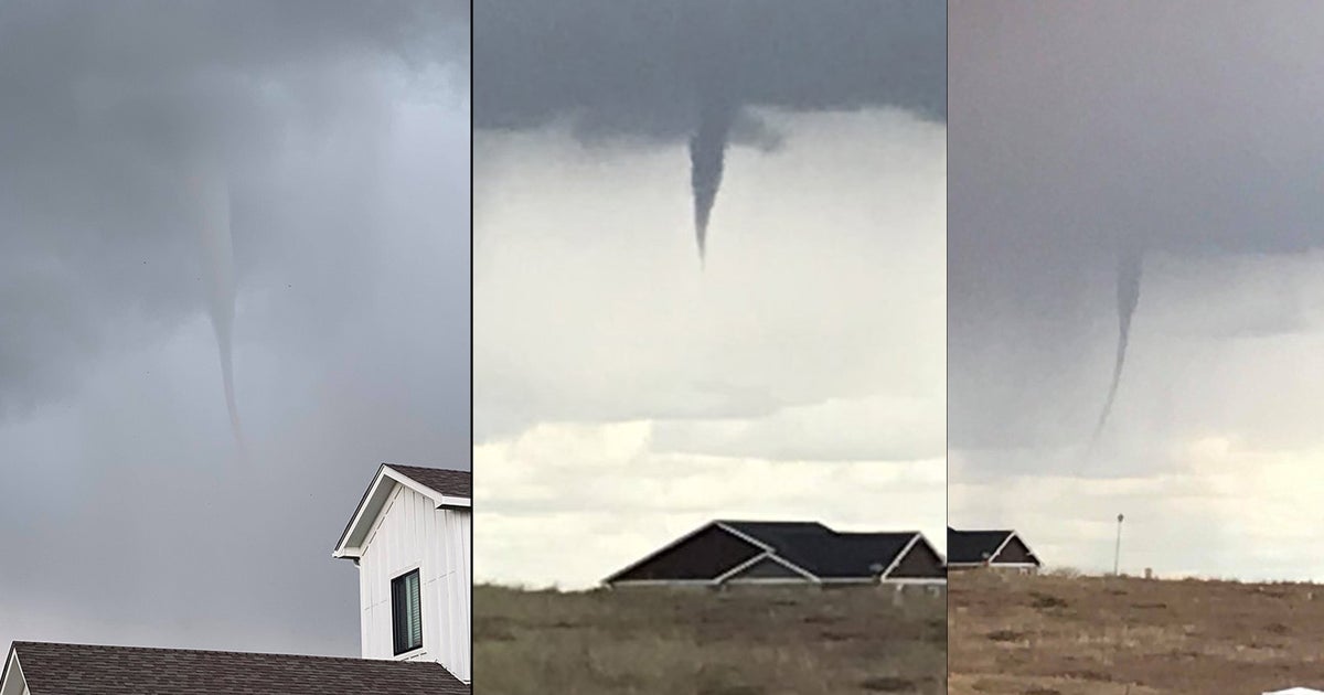 Colorado Weather Funnel Cloud Spotted Near Kersey CBS Colorado