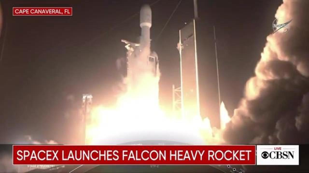 SpaceX launch today SpaceX Falcon Heavy rocket launches 24 satellites and Bill Nyes LightSail into orbit