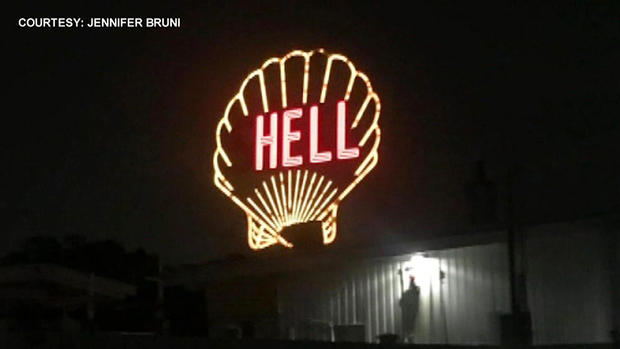hell sign shell sign 