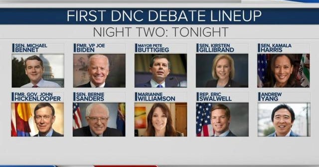 What to expect from the second night of the first Democratic primary ...