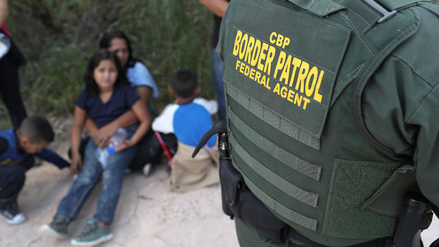 Border Patrol Agents Detain Migrants Near US-Mexico Border 