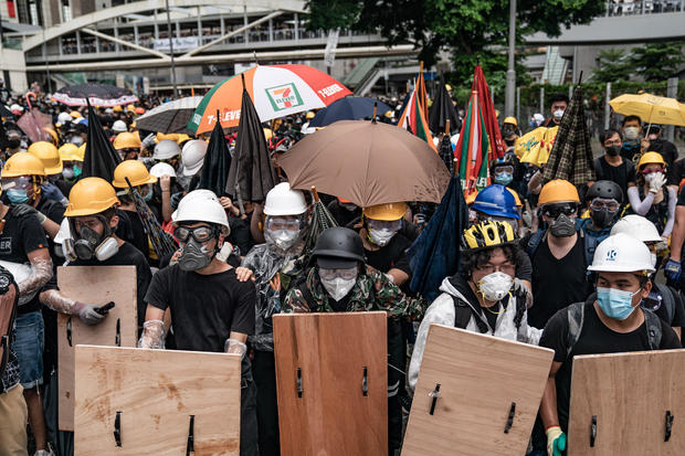 Anti-Extradition Protesters Rally In Hong Kong 