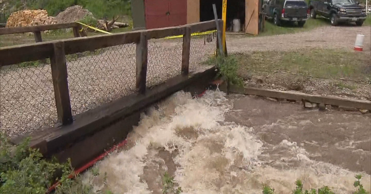 Rising Rivers & Creeks Threatening Small Colorado Town CBS Colorado