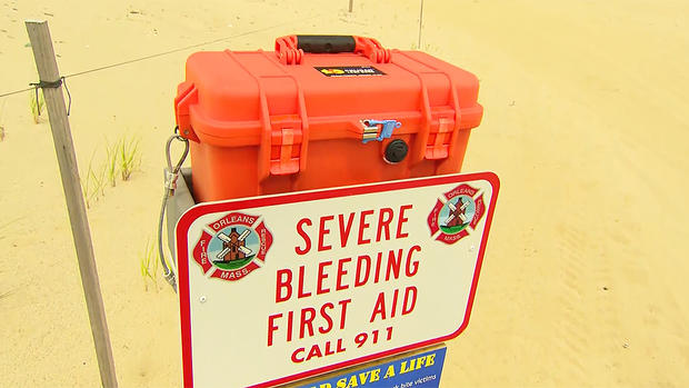 orleans shark first aid bleeding kit 