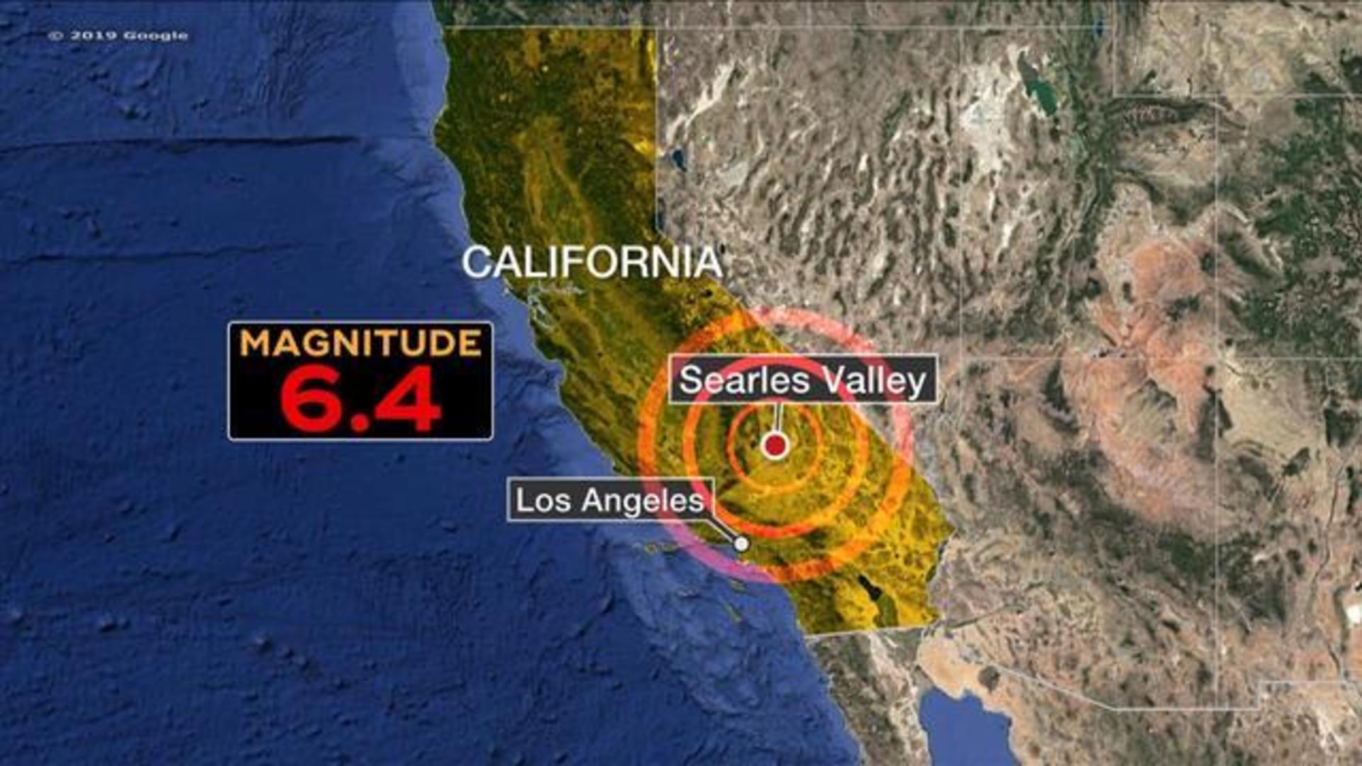 Powerful earthquake hits Southern California