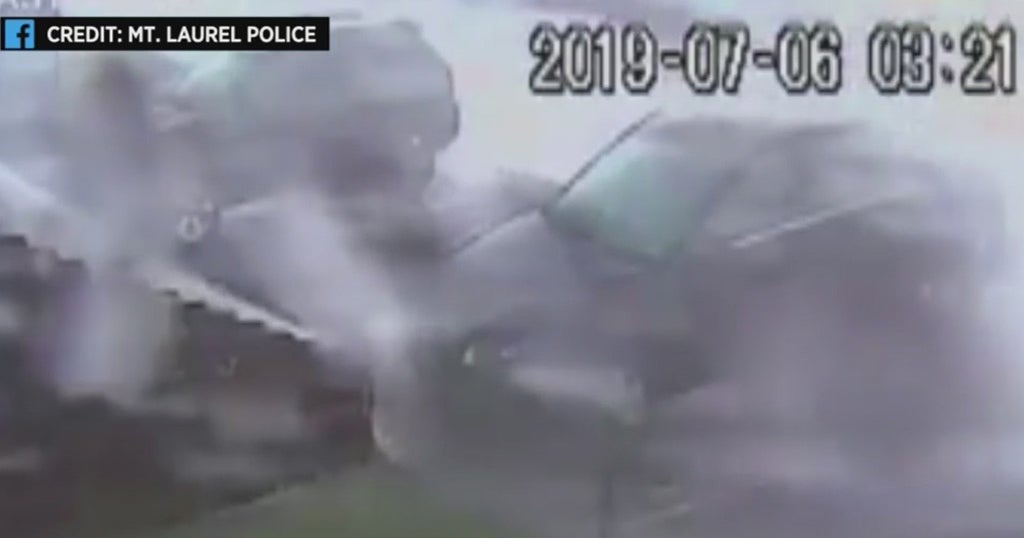 Tornado Touches Down In New Jersey, Flips Over Car - CBS New York