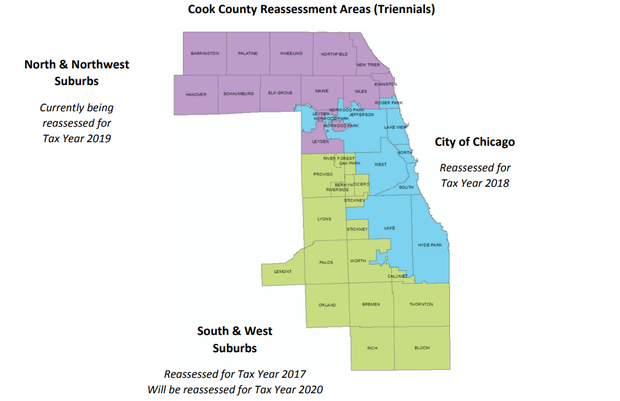 Cook County Reassessment Areas 