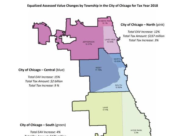 City Of Chicago Property Taxes Map 