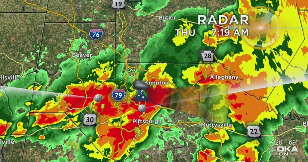 Heavy Rain Causes Flooding On Major Roadways For Morning Commute - CBS ...