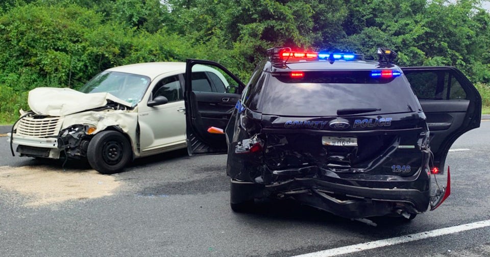 Driver, Officer Identified After Cruiser Struck In Howard County - CBS ...