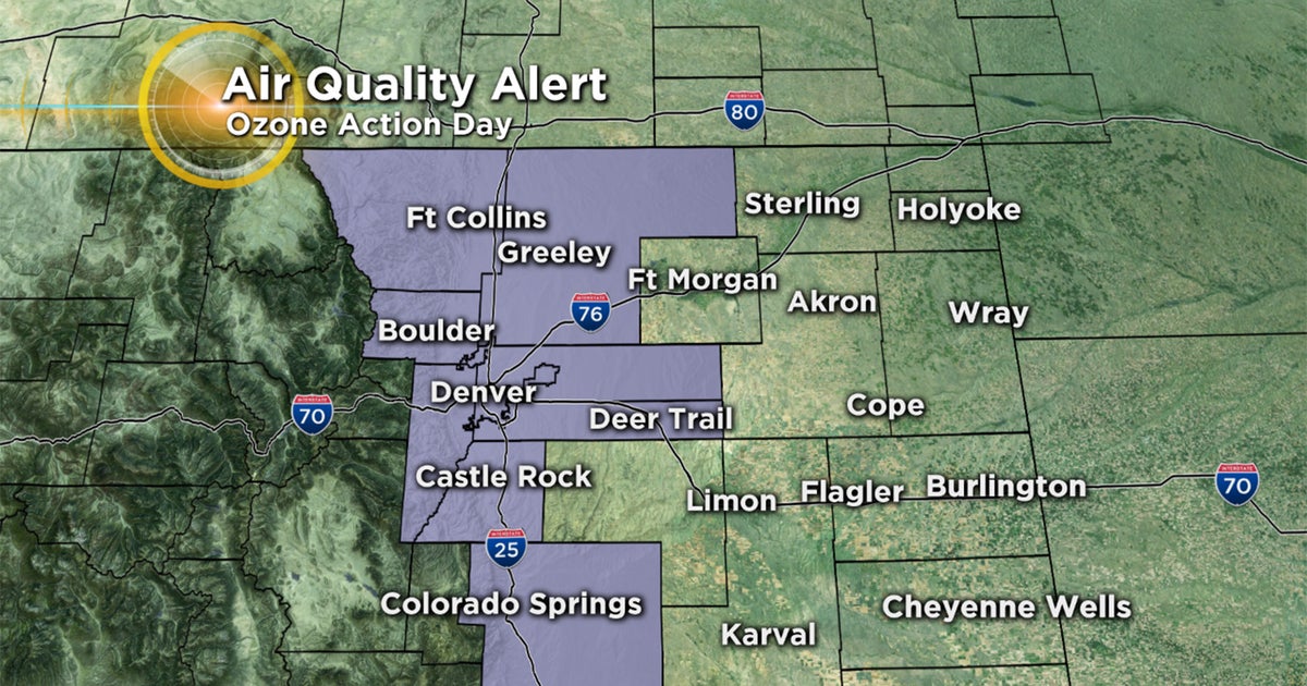 Health Officials Issue Colorado Front Range Pollution Alert CBS Colorado