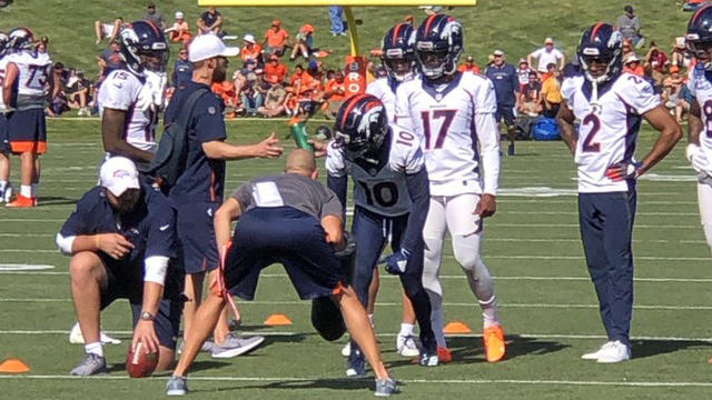 Sports apparel store near Empower Field at Mile High ready for new Broncos  season but curious about future - CBS Colorado