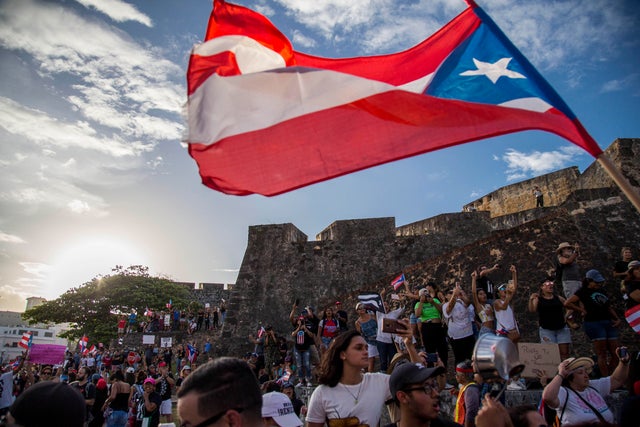 APTOPIX Puerto Rico Protests