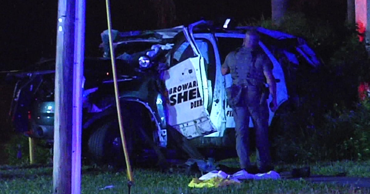 Broward Sheriff's Deputy Killed In Violent Early Morning Crash - CBS Miami