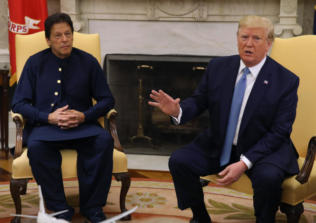 President Donald Trump Meets With Pakastani Prime Minister Imran Khan At The White House 