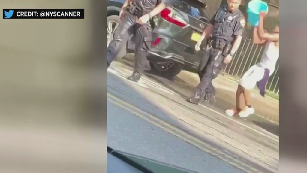 Social Media Videos Show NYPD Officers Being Doused With Water, Hit ...