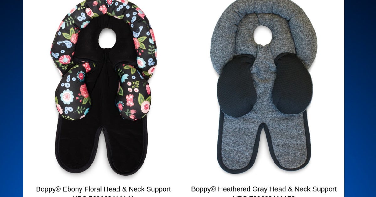 Boppy infant head and neck outlet support